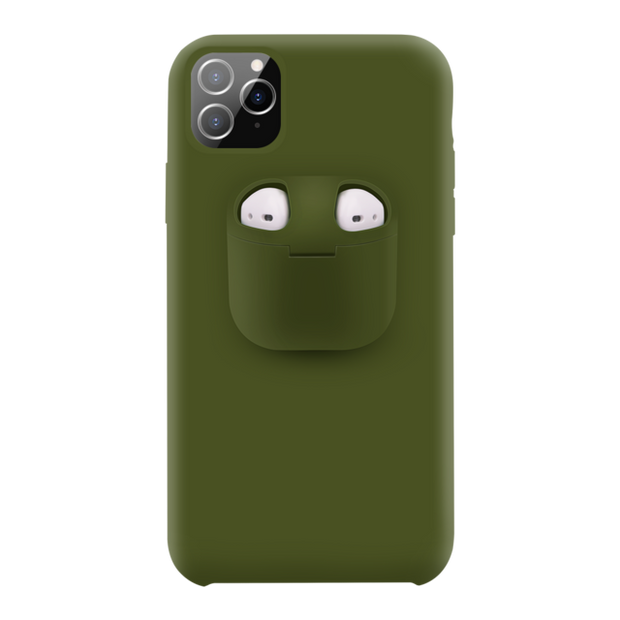 Super Jetjoy 2 in 1 iPhone Case with AirPods Holder and Charger Box